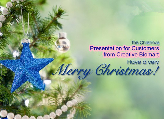 Christmas Presentation for Customers from Creative BioMart