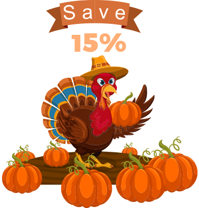 This Thanksgiving, Save 15% – A Thank You from Creative BioMart