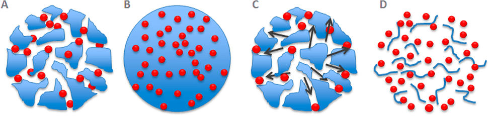 Drug release mechanisms from polymeric nanocarriers