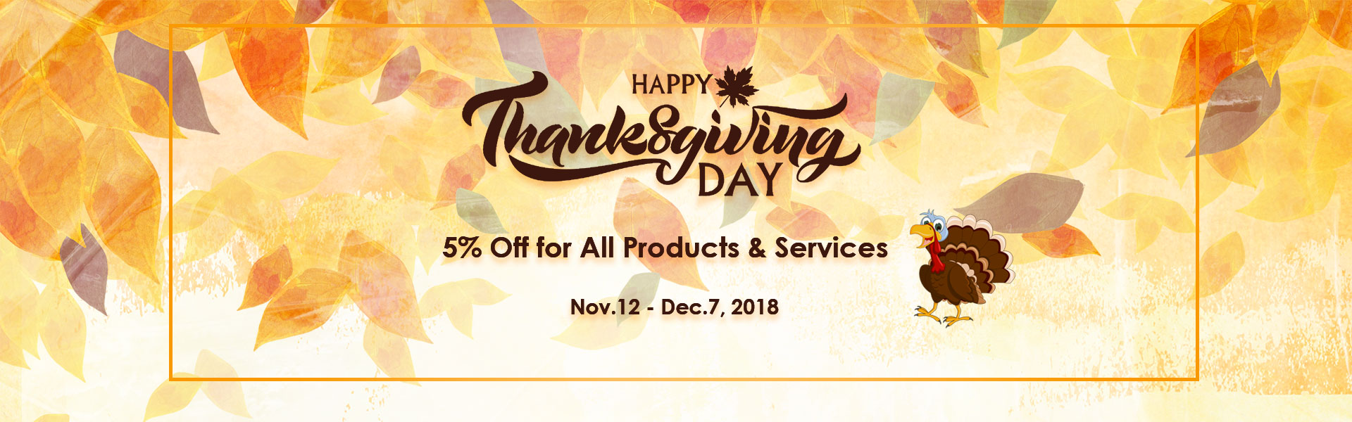 Thanksgiving Sale 2018