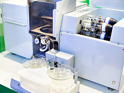 Atomic absorption spectrometer.