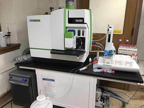 Inductively coupled plasma mass spectrometer.