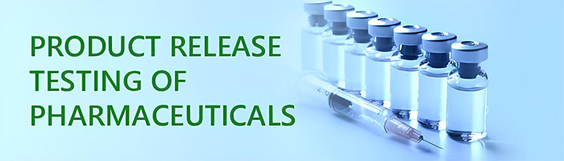 Pharmaceutical product release testing.