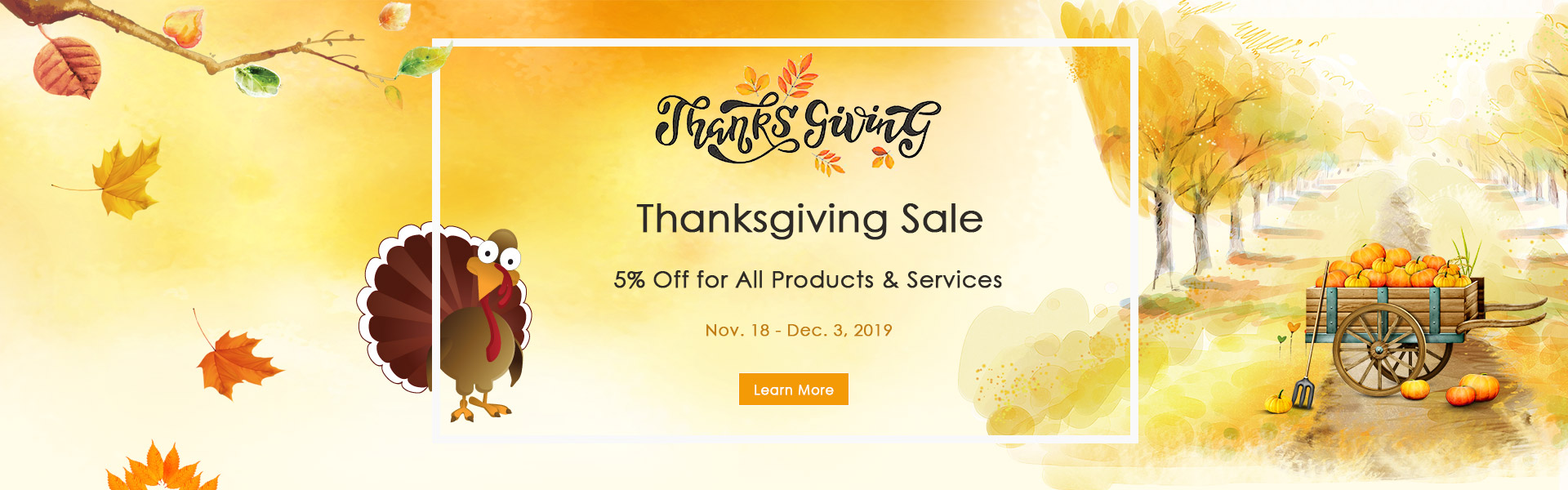 Thanksgiving Sale 2019